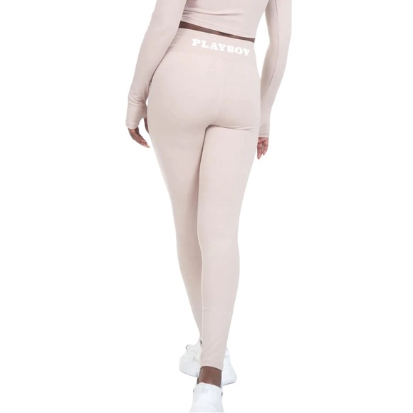 Playboy x Missguided Women's Active Ruched Waistband Leggings - Picture 3 of 14